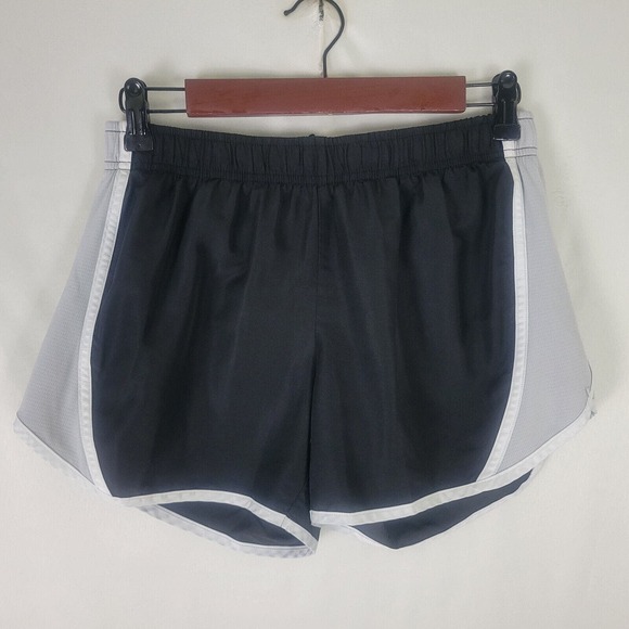 Athletic Works Womens Shorts Size Small Black‎ Grey Running Workout Activewear - Picture 1 of 11